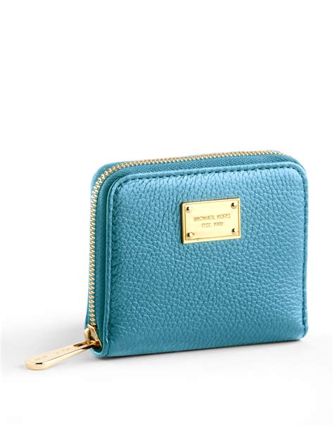 michael kors wallet blue small|michael kors oversized wallet.